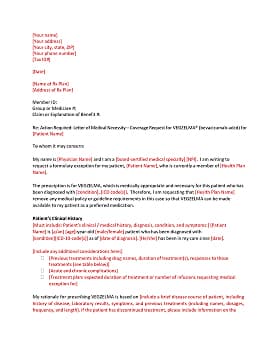 Letter of Medical Necessity
